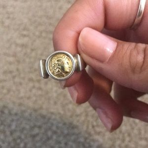Greek sterling silver ring